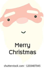Merry Christmas! Happy Christmas background card.