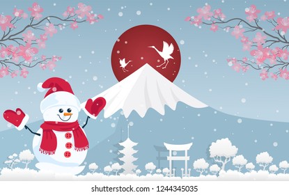 Merry Christmas! Happy Christmas companions and Japan Christmas. Vector 2019 Happy New Year background,Happy New Year 2019 greeting gold design. Vector illustration with text.
