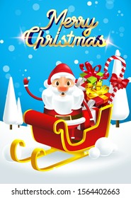 Merry Christmas! Happy Christmas companions. Santa Claus