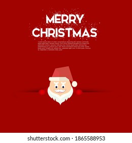Merry Christmas, Happy Christmas Greeting Card, Christmas poster, greeting cards, headers, website, vector illustration.