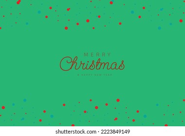 Merry Christmas Happy Holidays Background, Greeting card, holiday banner, bright poster, modern brochure, flyer, vector illustration. EPS 10. 
