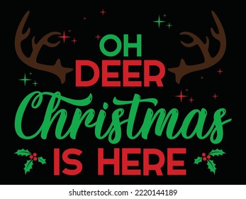 Merry Christmas and Happy Holidays Typography set. Vector logo, text design. Usable for greeting cards, gifts, shirts etc. Cards with New Year tree, reindeers, snowflakes, floral frames and background