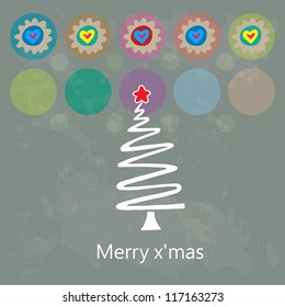 merry christmas & happy new year background