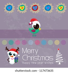 merry christmas & happy new year background