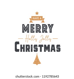 Merry Christmas. Happy New Year with Typography design and Vector logo, emblems with text design can Usable for banners, greeting cards, gifts products,etc.