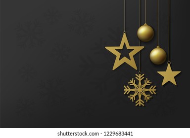 merry christmas and happy new year vector design