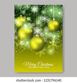 Merry Christmas and Happy New Year Card