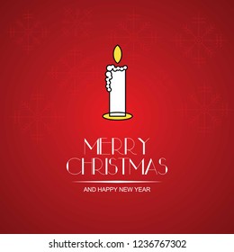 merry christmas And Happy New Year Vector,illustration. use for event specially fit for christmas