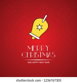 merry christmas And Happy New Year Vector,illustration. use for event specially fit for christmas