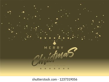 Merry Christmas and Happy New Year Background Abstract, Vector EPS 10