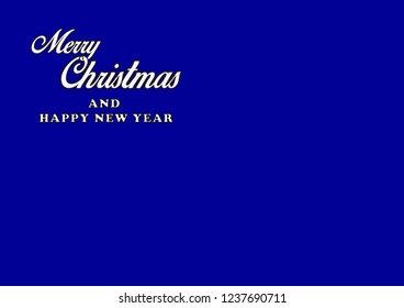 Merry Christmas and a Happy New Year. Christmas cards. Simple design.