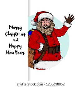 Merry Christmas and Happy New Year
Hand Drawn Illustration