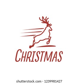 Merry Christmas. Happy New Year, 2019. Typography set. Vector logo, emblems, text design. Usable for banners, greeting cards, gifts etc.