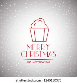 merry christmas And Happy New Year Vector,illustration. use for event specially fit for christmas