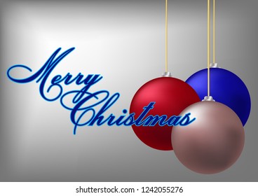 Merry Christmas and a Happy New Year. Christmas cards. Simple design.