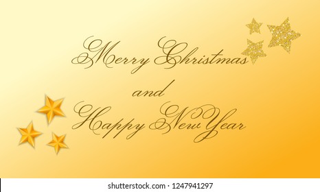 Merry Christmas and Happy New Year Background