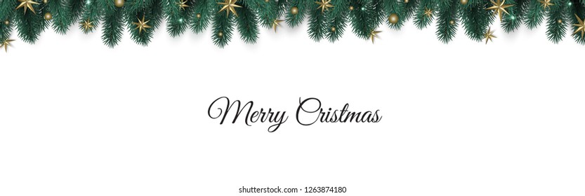 Merry Christmas and Happy New Year. Xmas background with gift box, Snowflakes and balls design.