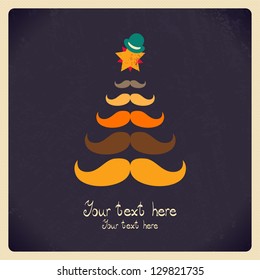 Merry Christmas! Happy New Year! Tree.