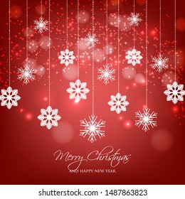 Merry Christmas and Happy New Year Card 