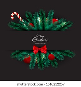 Merry Christmas and happy new year background