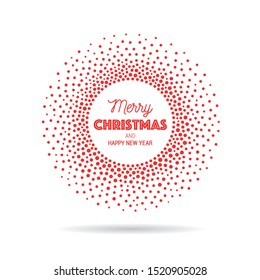 Merry Christmas and Happy New Year vector text Calligraphic Lettering design card. Creative typography for Holiday Greeting Gift Poster. Calligraphy Font style Banner