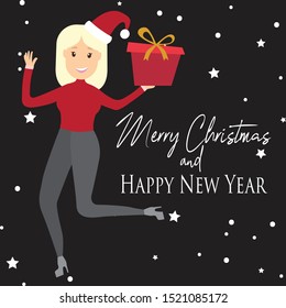 Merry Christmas, Happy New Year, Card