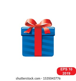 Merry christmas and happy new year gift boxes vector on a white background