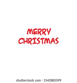 Merry Christmas. Happy new year lettering, badges, set on a white background. Lettering for postcard, poster, logo. Vector