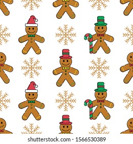 Merry Christmas and Happy New Year Seamless Pattern Vector. Christmas background colorful vector illustration. Decorative Christmas texture for wallpaper, web page background, wrapping paper and etc.