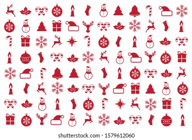 Merry christmas and happy new year images. Christmas icon ornament vector illustration background.