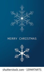 Merry Christmas and Happy New Year 2020 business greeting card. Vector illustration concept for background, party invitation card, website banner, social media banner, marketing material