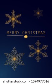 Merry Christmas and Happy New Year 2020 business greeting card. Vector illustration concept for background, party invitation card, website banner, social media banner, marketing material