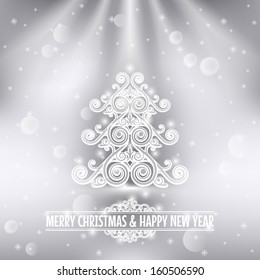 merry christmas happy new year winter holiday background