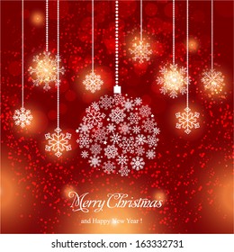 Merry Christmas and Happy New Year Card