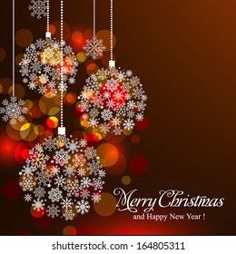 Merry Christmas and Happy New Year Card