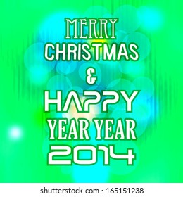 Merry Christmas and Happy New Year card design / Christmas greeting card design 