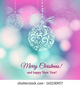 Merry Christmas and Happy New Year Card