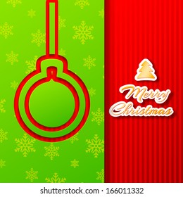 Merry Christmas and happy new year Background Concept. Vector Illustration