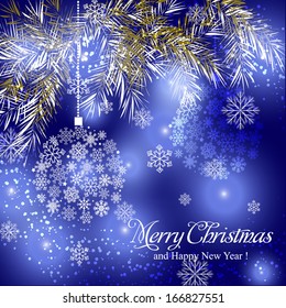 Merry Christmas and Happy New Year Card