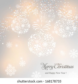 Merry Christmas and Happy New Year Card