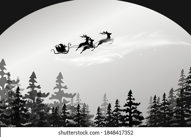 Merry christmas and happy new year card with christmas ball
