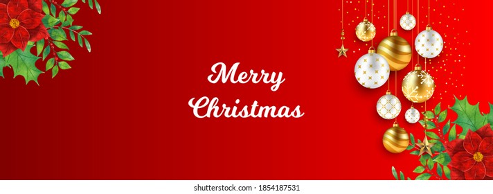 merry christmas  and happy new year design for background banner flyer poster etc 