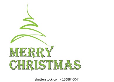 Merry Christmas and Happy New Year Lettering design