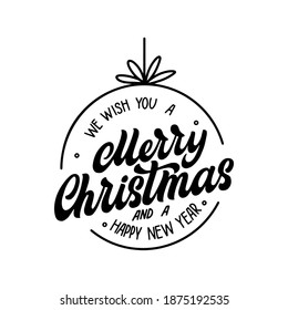 Vector Hand Drawn Christmas Quotes Doodles Stock Vector (Royalty Free ...