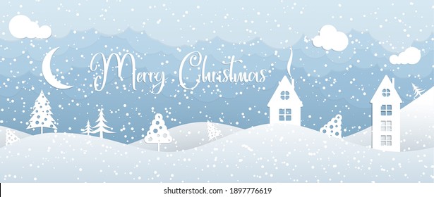 Merry Christmas and  happy New Year background. Greeting card