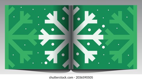 Merry Christmas and Happy New Year! Winter. Holiday Party. Simple background. Trendy style. Cover, invitation or poster design. Vector illustration. 