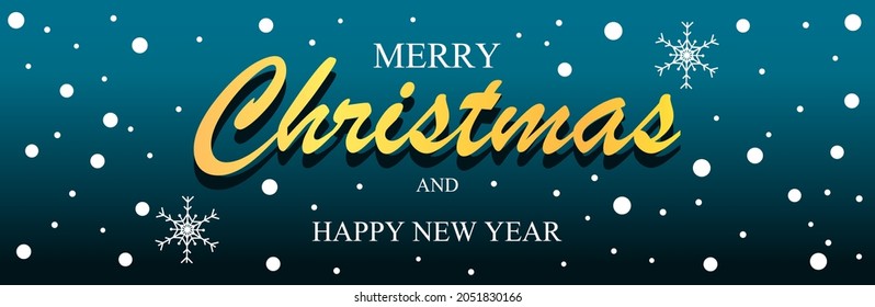 Merry Christmas and Happy new year Text. Letters for the holiday greeting gift poster. Xmas card. Design for Christmas day festival. Vector illustration.