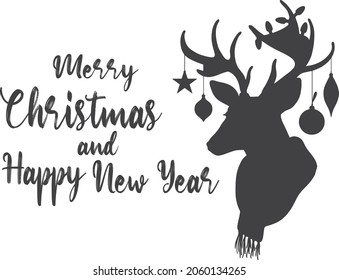 Merry Christmas and Happy New Year card