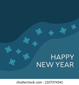 Merry Christmas and Happy New Year. Cartoon styled illustration.Vector design element.	