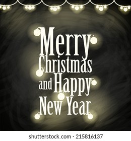 Merry Christmas and Happy New Year Card